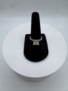 3.50 CTW Princess Cut Diamond Engagement Ring