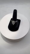 4.50 ctw Pear Cut Diamond Engagement Ring