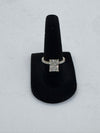 Rectangular cut 3.51 ctw Diamond Engagement Ring
