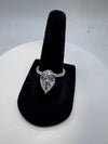 4.50 ctw Pear Cut Diamond Engagement Ring