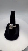 4.56 ctw Emerald Cut Diamond Engagement Ring