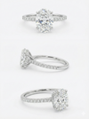 3.53 ctw Oval Cut Diamond Engagement Ring