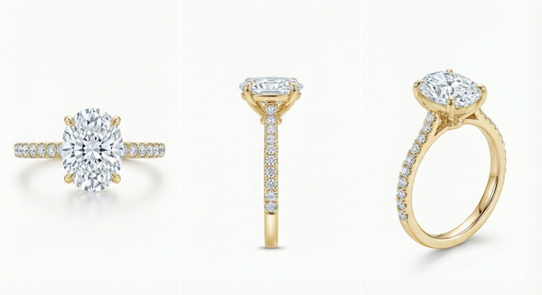 3.53 ctw Oval Cut Diamond Engagement Ring