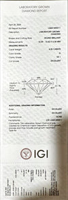 4.75 ctw Round Cut Diamond Engagament Ring